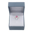 Inel Aur 14k Roz Inima cu Diamante 0.035ct si Topaz 2.213ct