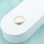 Inel Aur 14k cu Diamante 0.006ct si Safire Multicolore
