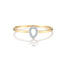 Inel Aur 14k Lacrima cu Diamante 0.036ct - SORELLY