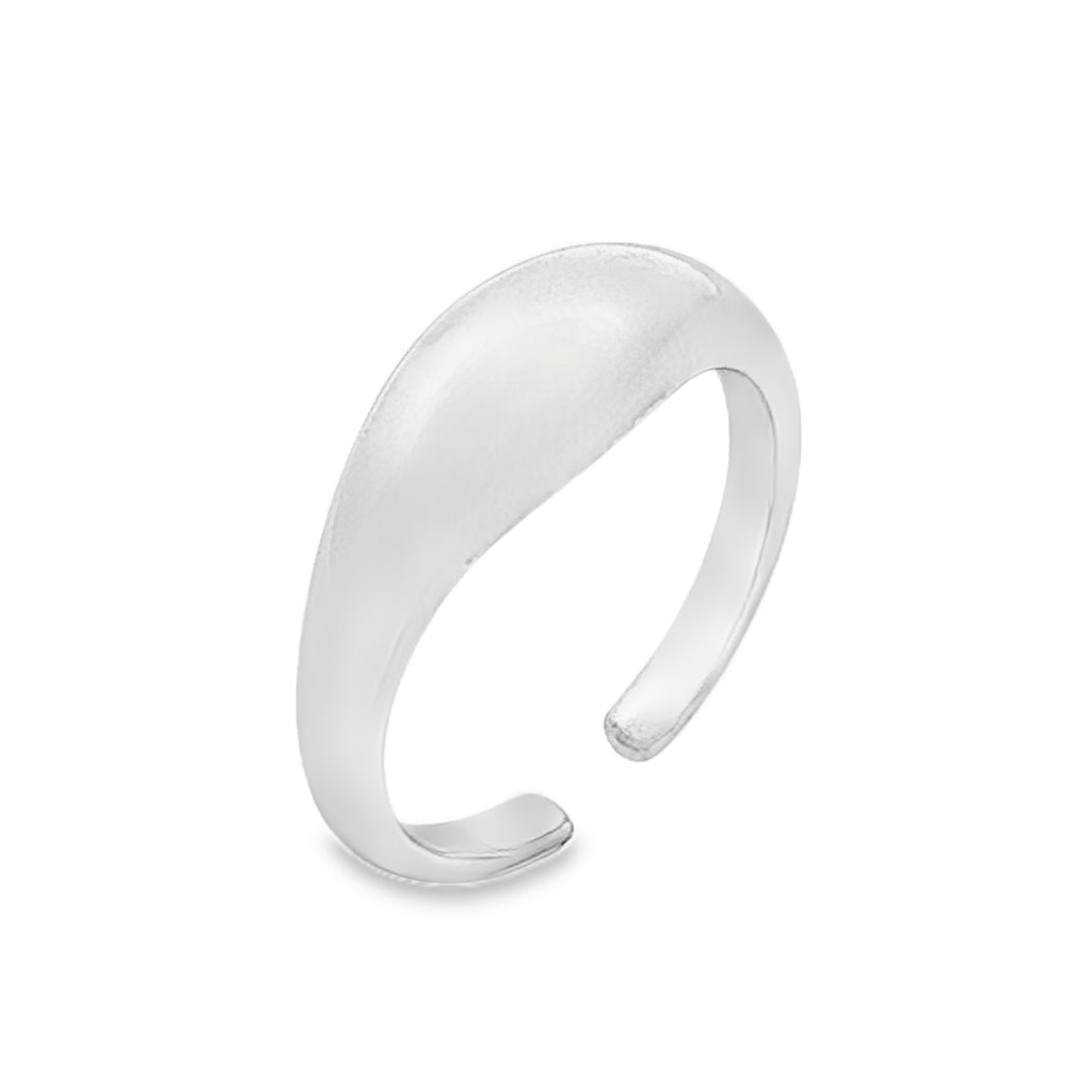 Inel Dome Silver Reglabil