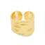 Inel Placat cu Aur 14k Melted