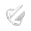 Inel Argint Half Cut cu Pietre Albe