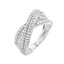 Inel Argint Twist cu Pietre Zirconia