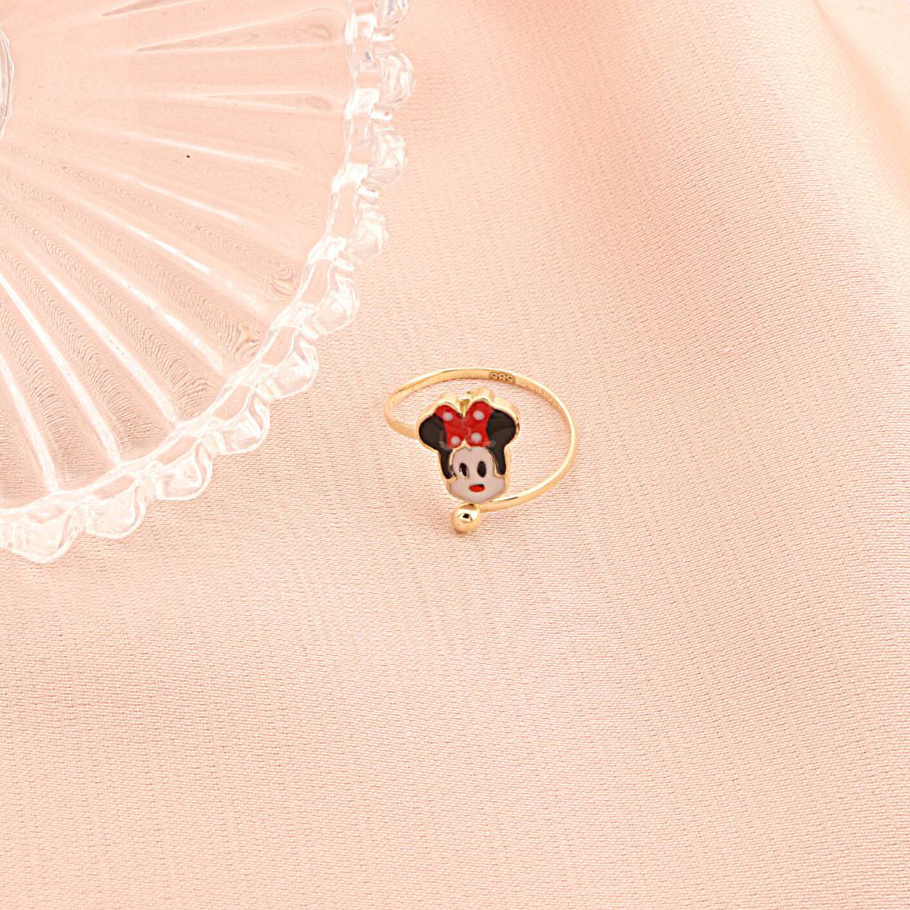 Inel Copii Aur 14k Minnie Mouse