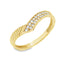 Inel Aur 14k Model Minimalist V-Shape - SORELLY