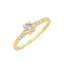 Inel de Logodna Aur 14k cu Diamante 0.131ct