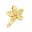 Inel Placat cu Aur 14k Golden Flower