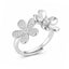 Inel Argint Daisy Flowers