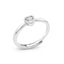 Inel Argint Inima Bezel