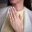 Inel Argint Placat cu Aur Eternity Band