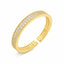 Inel Argint Placat cu Aur Eternity Band
