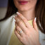 Inel Argint Solitaire Pave