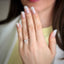Inel Argint Solitaire Pave