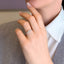Inel Aur 14k Alb cu Diamante 0.064ct