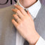 Inel Aur 14k Eternity cu Diamante 0.041ct