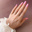 Inel Aur 14k Half Eternity Baguette 3mm