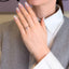 Inel Aur 14k cu Diamante 0.006ct si Safire Multicolore