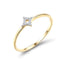 Inel Aur 14k cu Diamante 0.033ct Romb