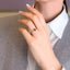 Inel Aur 14k cu Safir Natural Oval 0.561ct Solitaire