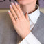 Inel Aur 14k cu Safir Natural Oval 0.561ct Solitaire