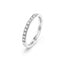 Inel Half Eternity cu Zirconii Albe