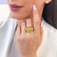 Inel Placat cu Aur 14k Bold