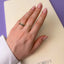 Inel Placat cu Aur 14k Eternity Duo