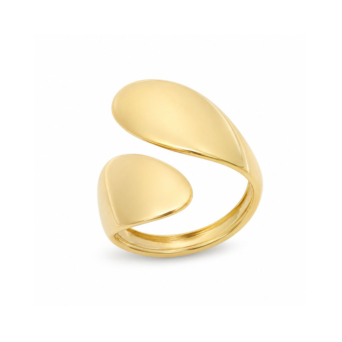 Inel Placat cu Aur 14k Statement