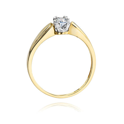 Inel de Logodna din Aur 14k cu Diamant 0.24ct Elegance