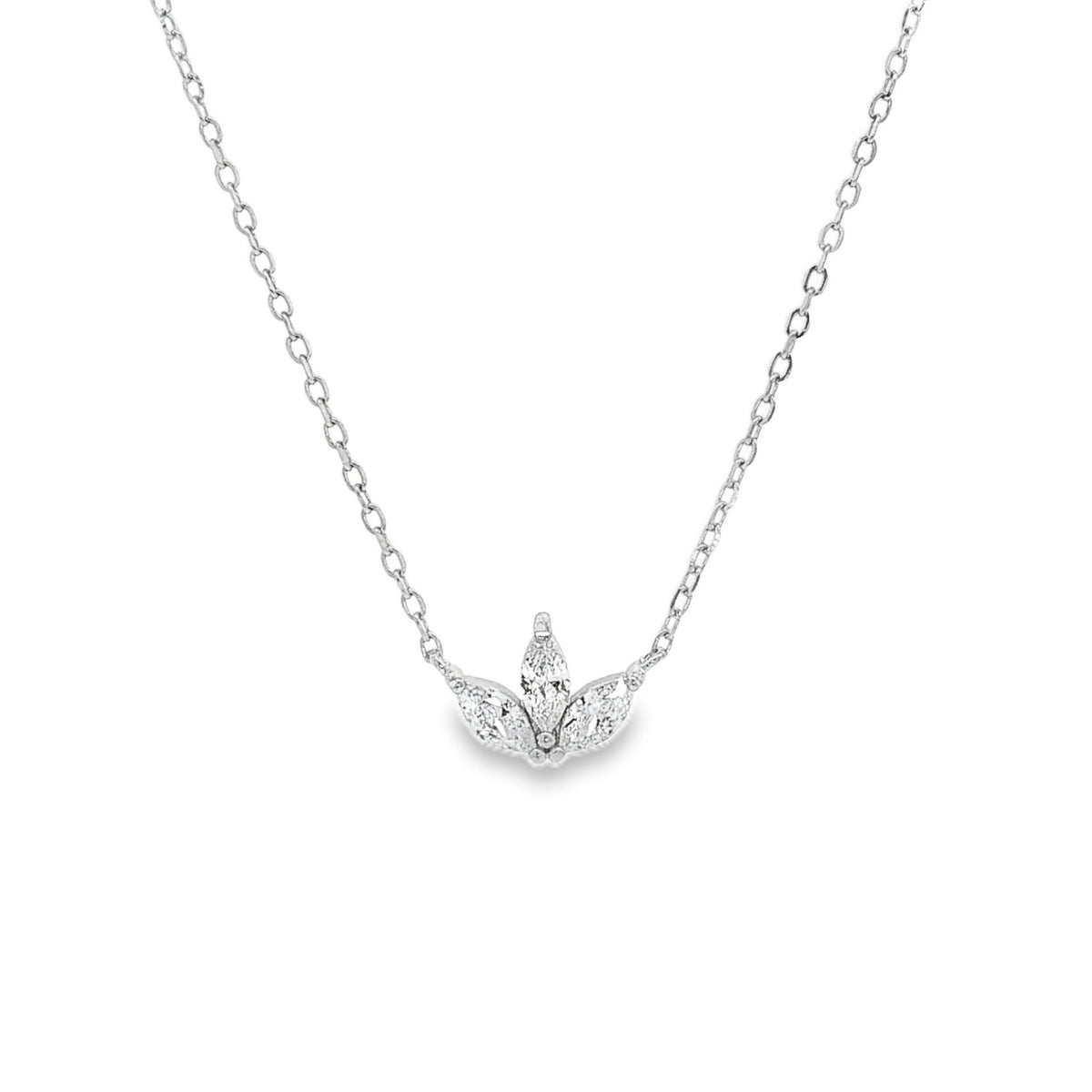 Lant Argint Floare Lotus