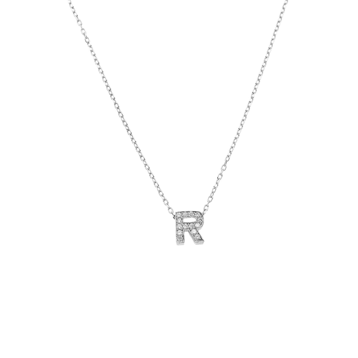 Lant Argint Initiala R