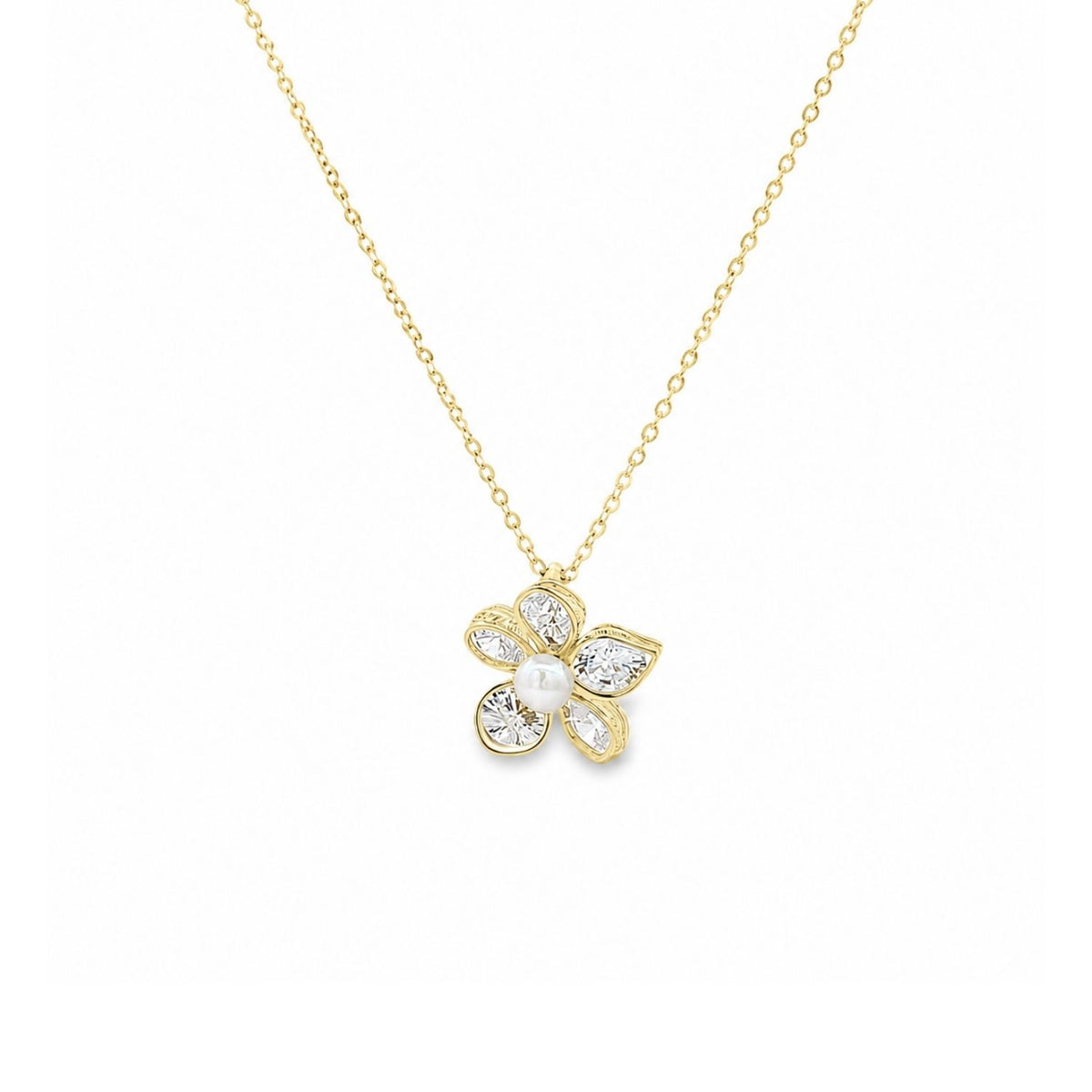 Lant Argint Placat cu Aur 14k Daffodil