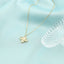 Lant Argint Placat cu Aur Floare cu Sidef - SORELLY