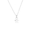 Lant Aur 14k Alb Baietel cu Diamant 0.0033ct