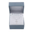 Lant Aur 14k Alb Cruce cu Diamante 0.0693ct