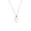 Lant Aur 14k Alb Fetita cu Diamant 0.0033ct