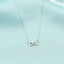 Lant Aur 14k Alb Infinit cu Diamant 0.005ct