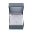 Lant Aur 14k Alb Smarald 0.050ct si Diamante 0.064ct