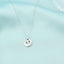 Lant Aur 14k Alb Picioruse cu Diamant 0.008ct