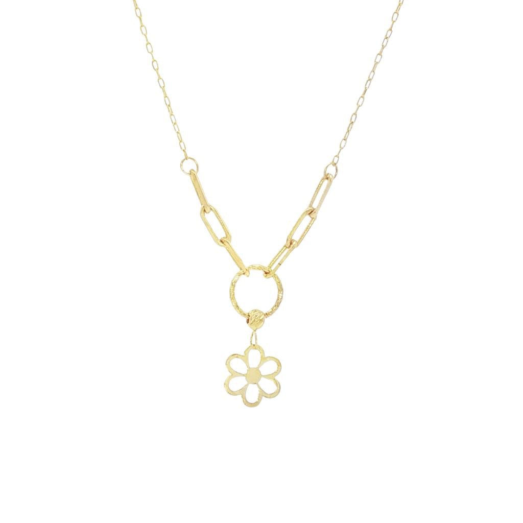 Lant Aur 14k Daisy Flower Chain