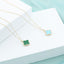 Lant Aur 14k Floare Turcoaz - SORELLY