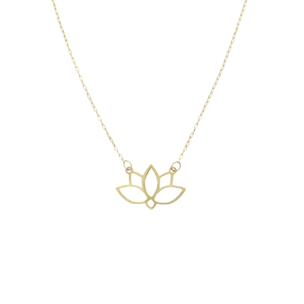 Lant Aur 14k Floare Lotus