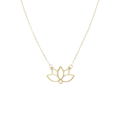 Lant Aur 14k Floare Lotus