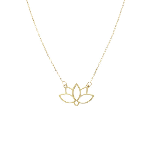 Lant Aur 14k Floare de Lotus