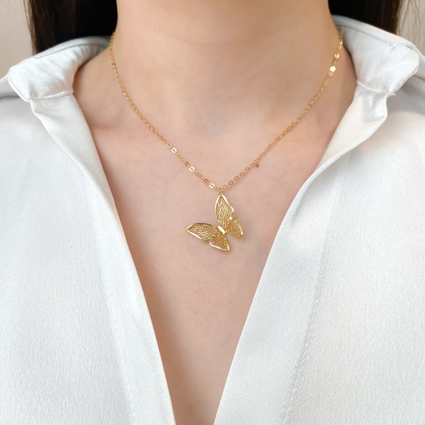 Lant Aur 14k Fluture - SORELLY