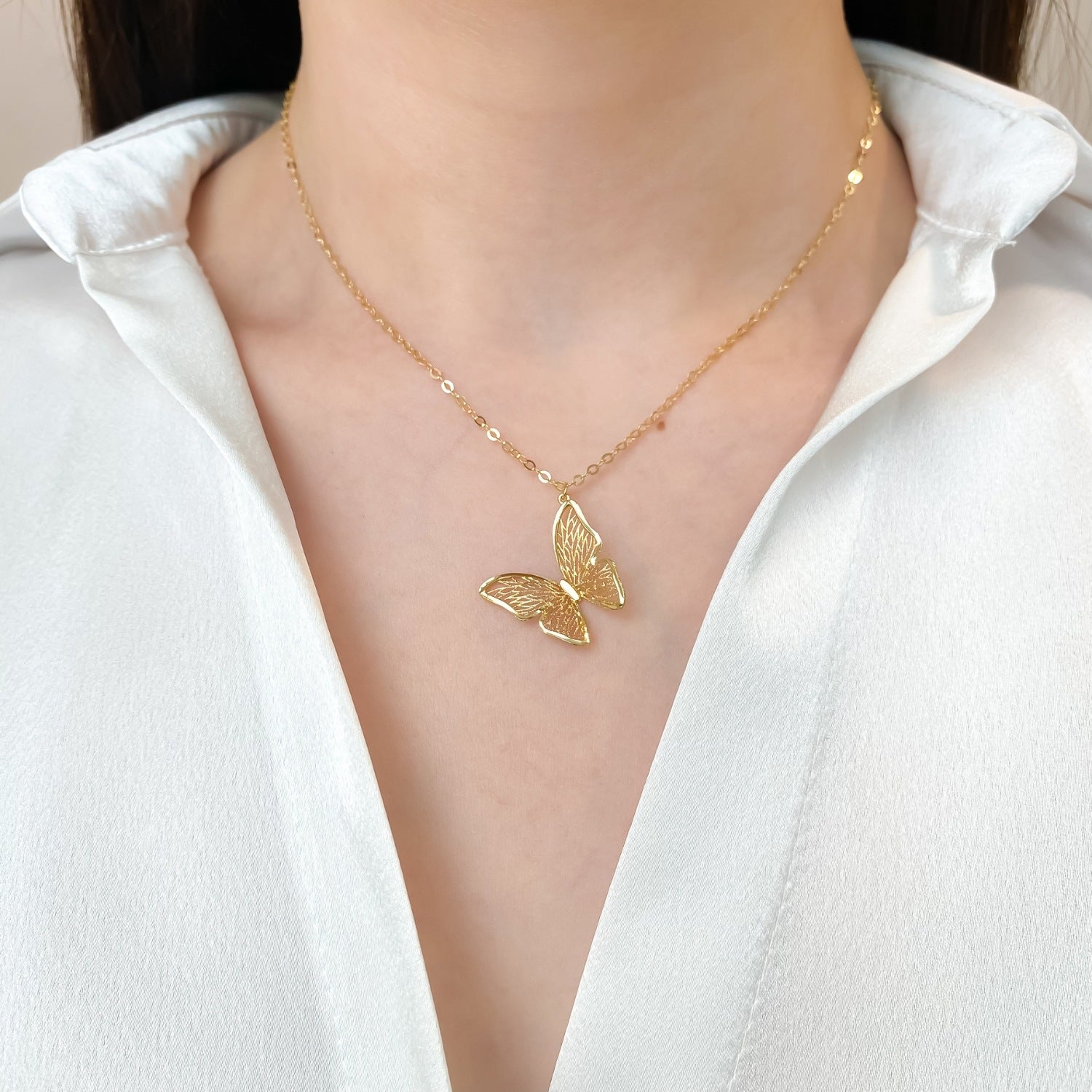 Lant Aur 14k Fluture - SORELLY