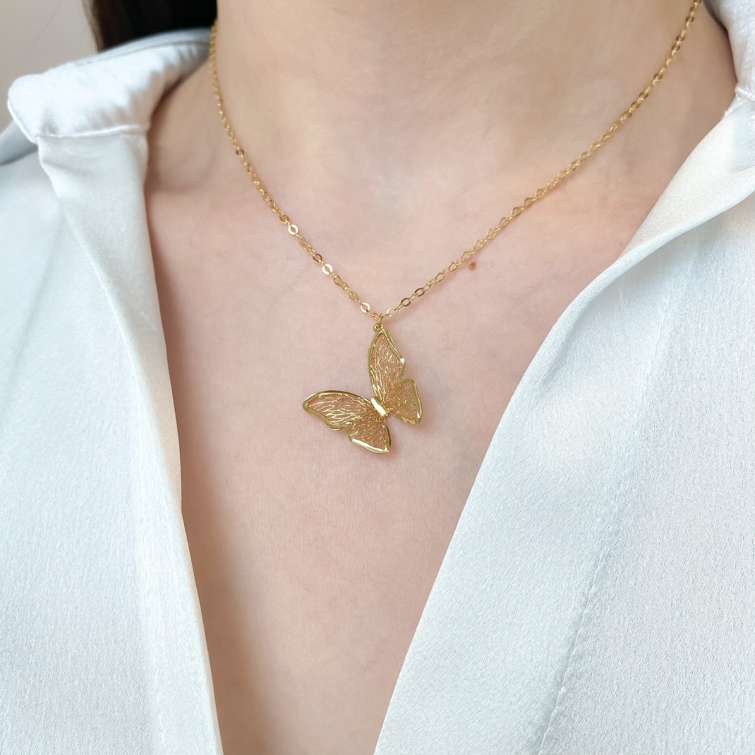 Lant Aur 14k Fluture - SORELLY