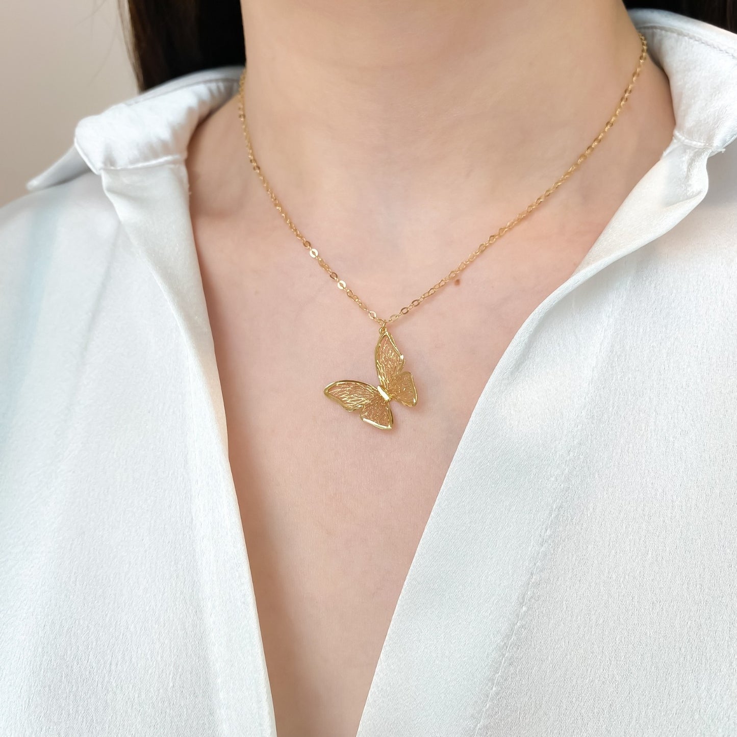 Lant Aur 14k Fluture - SORELLY