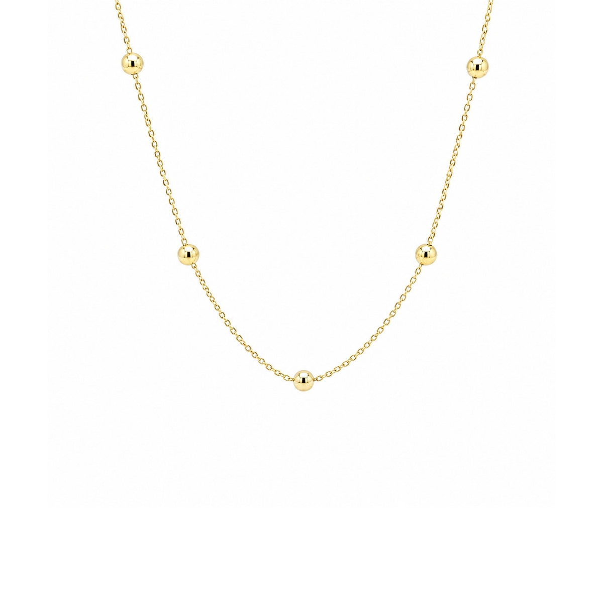 Lant Aur 14k cu Bile 3mm