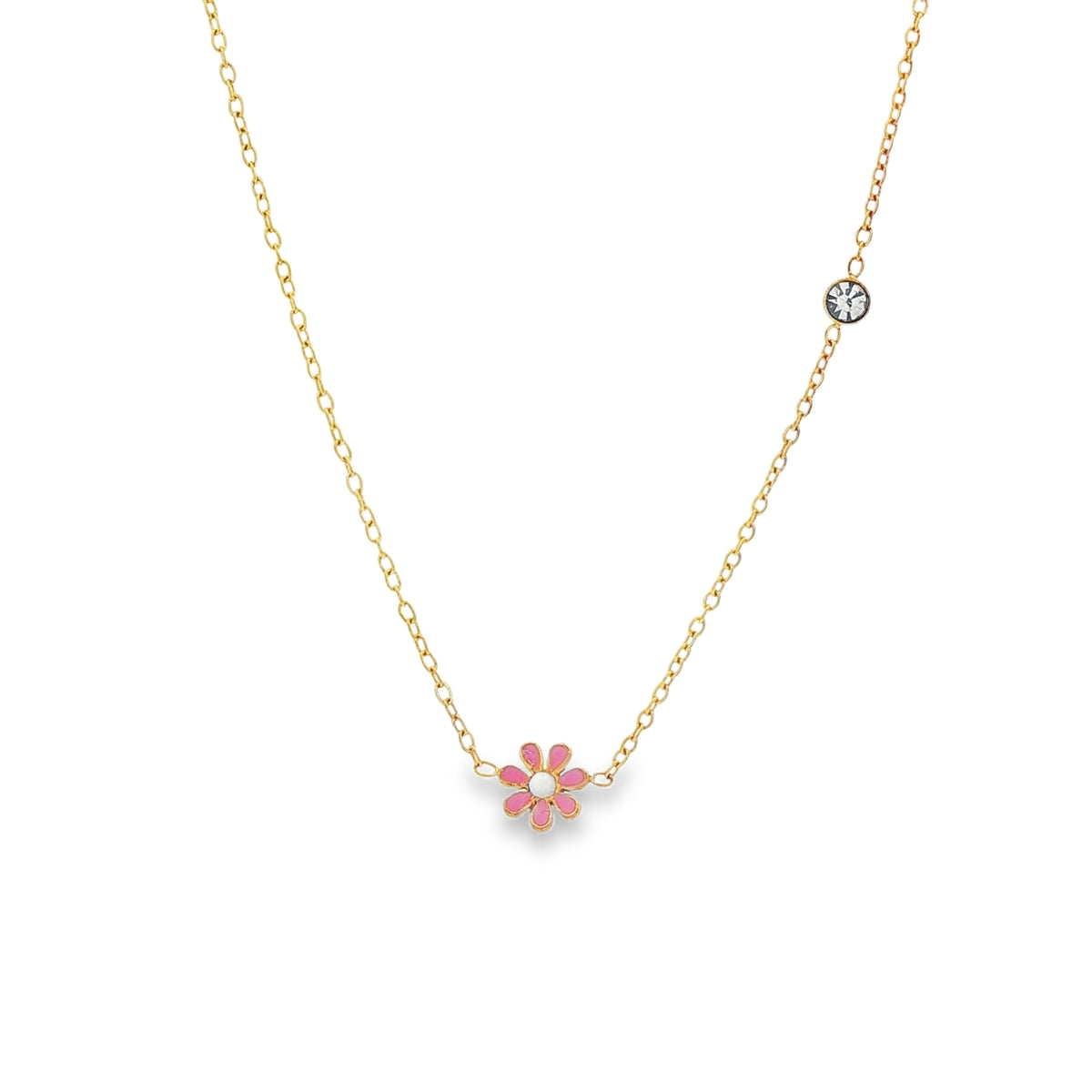 Lant Placat cu Aur 14k Daisy